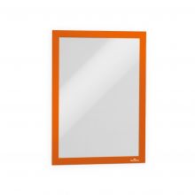 Durable Informationsrahmen DURAFRAME selbstklebend A4 orange