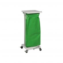 Abfallbehälter mit Deckel und Fußpedal 120 Liter Weiß