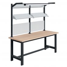 Werkbank Sofame Multiplex 40mm 2000x750x840mm 1500kg Antrazit