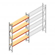 Weitspannregal AR 3000x2250x400 mm (hxbxt) 4 Ebenen verzinkt Anfangsregal
