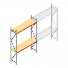 Weitspannregal AR 3000x2250x600 mm (hxbxt) 2 Ebenen verzinkt Anfangsregal