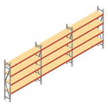 Vorteilsreihe Weitspannregal AR 2500x5030x400 mm (hxbxt) 4 Ebenen