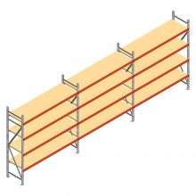 Vorteilsreihe Weitspannregal AR 2500x6950x600 mm (hxbxt) 4 Ebenen
