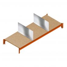 Trennwand Weitspannregal 600x300 mm (txh) verzinkt