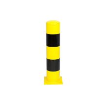 Abgrenzungspoller auf Fußplatte 159x4,5x750mm Gelb/Schwarz