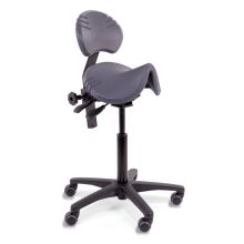 Score Sattelhocker Spirit Amazone mit Rollen und Rückenlehne 59-77cm