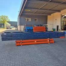 Sonderposten gebrauchtes Mecalux Palettenregal 6000x15000x1100 mm (hxbxt) 4 Ebenen
