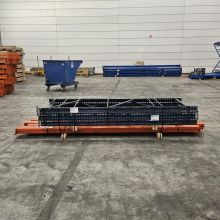 Sonderposten gebrauchtes Mecalux Palettenregal 3000x7560x1100 mm (HxBxT) 2 Ebenen