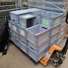 Vorteilsangebot 39 gebrauchte Lagerbehälter Auer 400x300x220 mm (lxbxt) grau