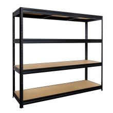 Weitspannregal Pro 4Eb. 500kg schwarz 1770x2000x600 mm (HxBxT)
