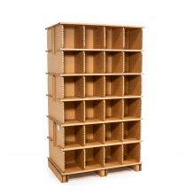 PIX slots 48 Twin - Große Fächer, 300 kg, 100% recycelbar