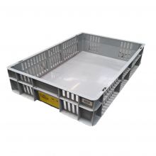 Gebrauchter Kunststoff-Stapelbehälter, Lagerbehälter 600x400x120 mm (lxbxh) grau