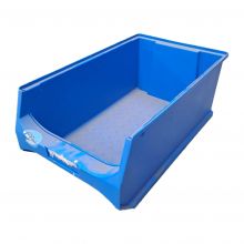 Gebrauchter Kunststoff-Stapelbehälter 500x300x200 mm (LxBxH) blau