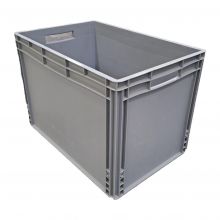 Gebrauchter Lagerbehälter, Stapelbehälter Auer EG6442 600x400x420 mm (lxbxh) grau