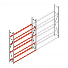 Reifenregal Weitspann AR 2500x2010x400mm (hxbxt) 4 Ebenen Anfangsregal