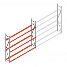 Reifenregal Weitspann AR 2250x2250x400mm (hxbxt) 3 Ebenen Anfangsregal