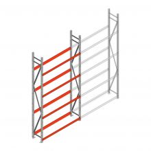 Reifenregal Weitspann AR 3000x1610x400mm (hxbxt) 4 Ebenen Anfangsregal