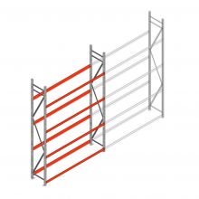 Reifenregal Weitspann AR 3000x2010x500mm (hxbxt) 4 Ebenen Anfangsregal