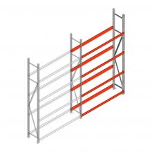 Reifenregal Weitspann AR 2500x1610x400mm (hxbxt) 4 Ebenen Anbauregale