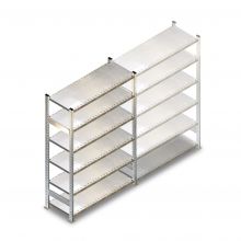 Gebrauchtes Fachbodenregal Schaefer R3000 2300x1280x800 mm (hxbxt) 6 Ebenen Anfangsregal