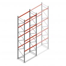 Palettenregal AR T2 6000x1850x1100mm (hxbxt) 4 Ebenen 2530kg/Eb. Anfangsregal