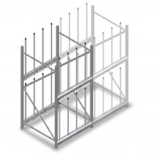 Scheibenregal 2000x920x900 mm (hxbxt) 2 Ebenen Anfangsregal