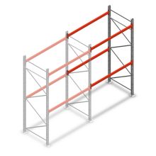 Palettenregal AR T2 3000x1850x1100 mm (HxBxT) 2 Ebenen 2530kg/Eb. Anbauregal