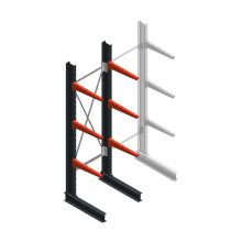 Medium Kragarmregal BR einseitig 2500x750x600mm (hxbxt) 3 Ebenen Anfangsregal
