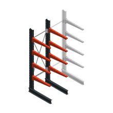 Medium Kragarmregal BR einseitig 2500x750x800mm (hxbxt) 4 Ebenen Beginregal