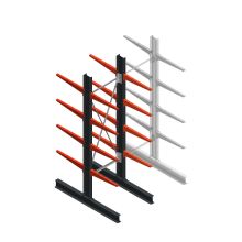 Medium Kragarmregal BR einseitig 2500x750x600mm (hxbxt) 4 Ebenen Anfangsregal