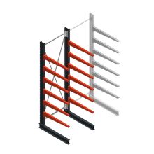 Medium Kragarmregal BR einseitig 3000x1250x1000mm (HxBxT) 6 Ebenen Grundregal 175/Arm