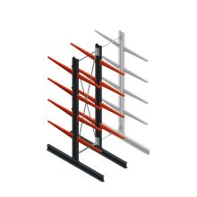 Medium Kragarmregal BR einseitig 3000x750x800 mm (HxBxT) 4 Ebenen Grundregal 220/Arm