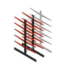Medium Kragarmregal BR beidseitig 3000x750x1000 mm (HxBxT) 5 Ebenen Grundregal 275/Arm