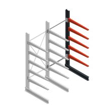 Medium Kragarmregal BR einseitig 2500x1000x1000mm (HxBxT) 5 Ebenen Anbauregal 175/Arm