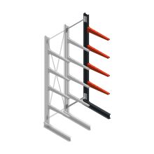 Medium Kragarmregal BR einseitig 3000x750x800 mm (HxBxT) 4 Ebenen Anbauregal 220/arm