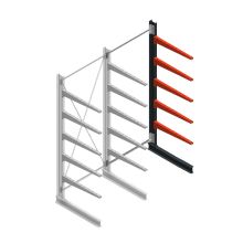 Medium Kragarmregal BR einseitig 3000x1500x1000 mm (HxBxT) 5 Ebenen Anbauregal 275/Arm