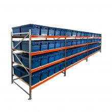 Vorteilsreihe Fächerschrank AR 2000x6950x1200 mm (hxbxt) 4 Ebenen