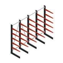 Vorteilsreihe medium Kragarmregal einseitig 3000x4000x800 mm (HxBxT) 5 Ebenen 340/Arm