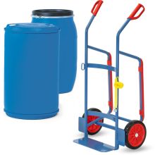 Fasskarre 250 kg 1300 mm mit Gummirädern