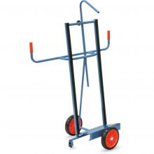 Plattenwagen 400 kg 1450 mm mit Gummirädern, Profilgummi und Sturzschutz