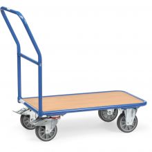 Plattenwagen, Plattformwagen, Transportkarre 400 kg mit Schiebegriff 850x500