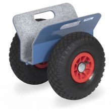Plattenwagen 250 kg 310 mm mit Luftreifen und Klemmplatten, Klemmweite 0-60 mm