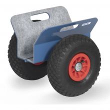 Plattenwagen 250 kg 310 mm mit Luftreifen und Klemmplatten, Klemmweite 30-95 mm