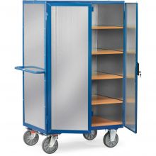 Tischwagen 750 kg 1200x780 mit 5 Etagen, verzinktem Stahlblech und Stangenschloss