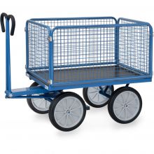 Handwagen mit Drahtgitterwänden 1200x800x1190 mm (lxbxh) 1000 kg