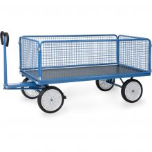 Handwagen mit Drahtgitterwänden 2000x1000x1190 mm (lxbxh) 1250 kg