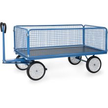Handwagen mit Drahtgitterwänden 2000x1000x1190 mm (HxBxT) 1250 kg