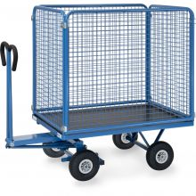 Handwagen mit Drahtgitterwänden 1200x800x1420 mm (lxbxh) 750 kg