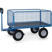 Handwagen mit Drahtgitter-Seitenwänden 1600x900x1200 mm (HxBxT) 1000 kg