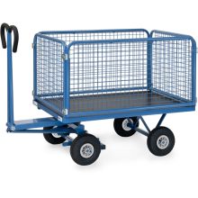 Handwagen mit Drahtgitterwänden 1200x800x1130 mm (HxBxT) 750 kg